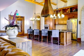 Entertaining kitchen and social lounge